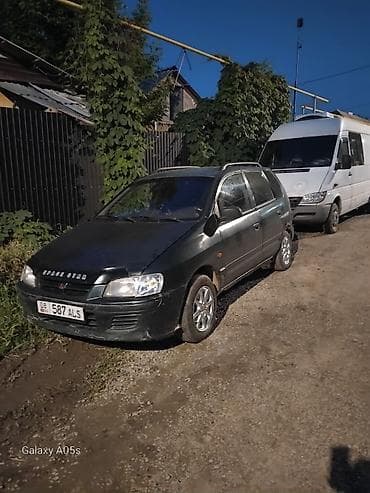 кузов степвагон: Mitsubishi Space Star: 1998 г., 1.3 л, Кол менен иштөөчү, Бензин, Хетчбек — 4