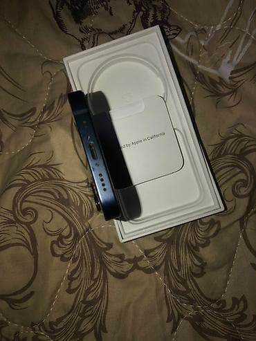 tecno телефон: IPhone 12 mini, Б/у, 128 ГБ, Midnight, Коробка, 89 % — 7