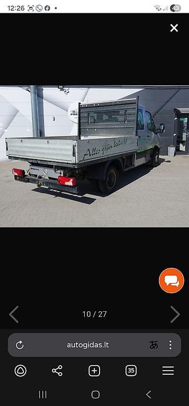 sprinter 906: Mercedes-Benz Sprinter бортовой грузовик (двойная кабина). - Кузов — 4