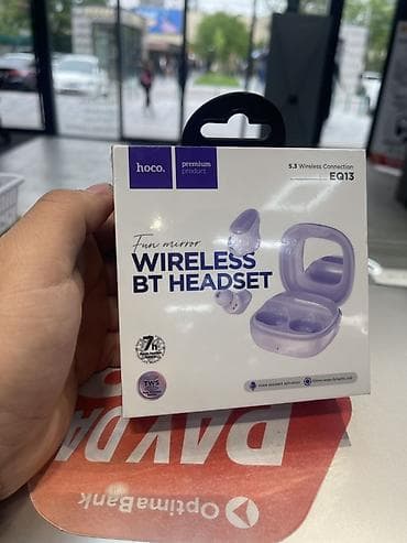 Вкладыши, Hoco, Новый, Беспроводные (Bluetooth), Классические