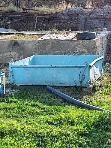 Металлический бортовой контейнер/корыто - Материал: сталь, окраска