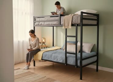 Двухъярусная кровать есть в наличии. цвет черный матовый принимаем at lalafo.kg Двухъярусная кровать есть в наличии. цвет черный матовый принимаем