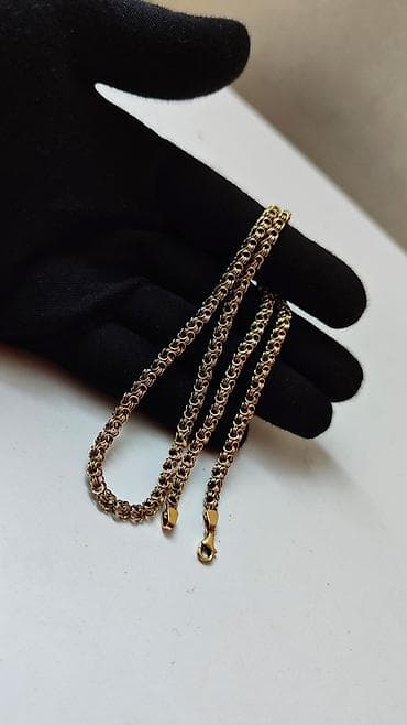 Золотая цепочка с плетением «Роза». Плетение создает прочный и