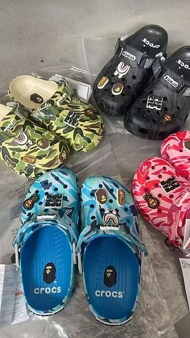 изи кроксы: Саболор, 41, 41.5, Crocs, Жаңы, түсү - Кара — 3