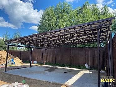 яшик для ключей: Навес, Односкатный, Металл, Профнастил, Новый, Установка — 10