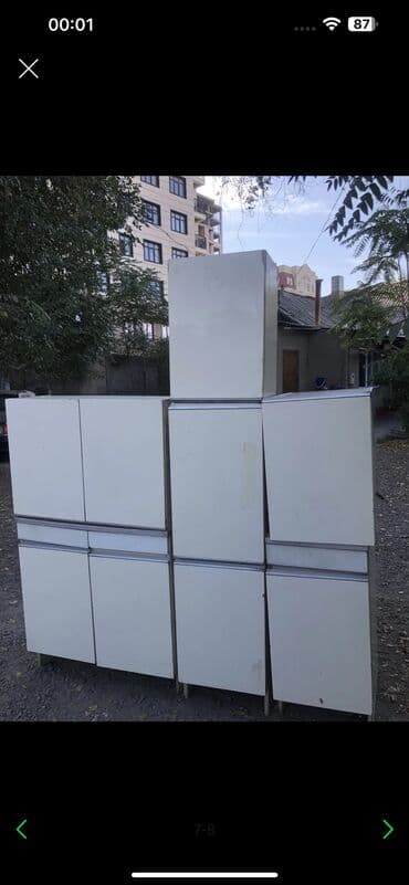 продаю бу кухонный гарнитур: Ашкана гарнитуру, Колдонулган, түсү - Ак, Өзү алып кетүү — 5