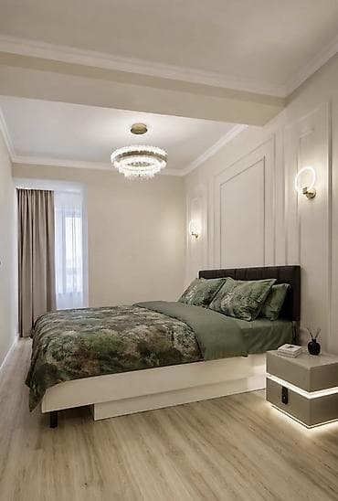 Недвижимость: 2 комнаты, 76 м², Асанбай мкр Элитка, 13 этаж, Дизайнерский ремонт — 3