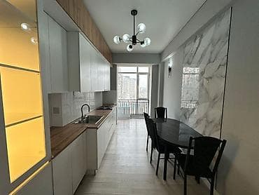 Квартиры: 2 комнаты, 66 м², Асанбай мкр Элитка, 3 этаж, Евроремонт — 2
