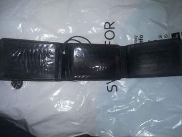 купить ремень кожаный мужской: Портмоне, Натуральная кожа, Мужские, Б/у — 6