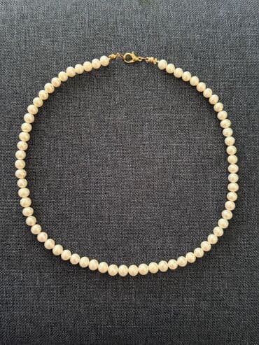 набор пандора: Жемчуг Жемчужное ожерелье 3 шт: 2 шт овал не длина 48 см, 1шт круглые — 2