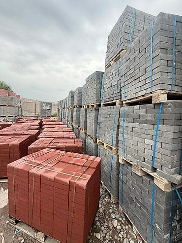Кирпич брусчатка, Парковка учун, Бетондон, Басылган, Жаңы, Кепилдиги, Акысыз чыгуу, Коюу — 7