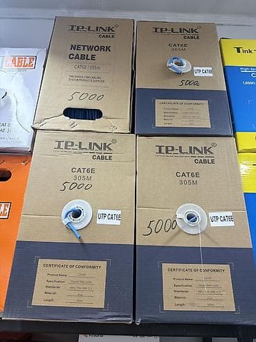 UTP кабели: Сетевой кабель IP-LINK UTP Cat6e, бухта 305 м. Особенности: - — 1