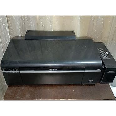 продажа принтеров бу: Epson L805 6 цветов Wi-Fi печать с телефона Напечатано 11 000страниц — 1