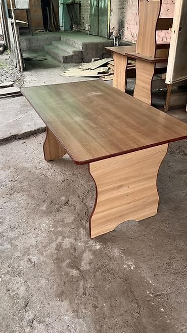 барный столы: Кухонный стол, Б/у, Прямоугольный, Нераскладной — 3