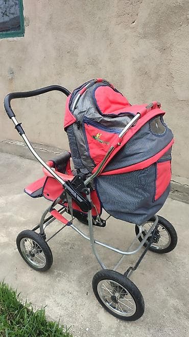 коляски кант: Детская коляска-трансформер (прогулочный блок + люлька) - Цвет: серый — 5