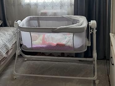 Балдар эмереги: Детская прикроватная кроватка-колыбель Coolbaby - Формат 2-в-1 — 2