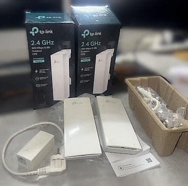 Модемы и сетевое оборудование: Наружная точка доступа Wi‑Fi TP-LINK CPE210 2,4 ГГц 300 Мбит/с 9 — 1