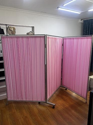 4 pot: Ширма, перегородка Колличество секций: 3, На колесиках, Другое назначение — 2