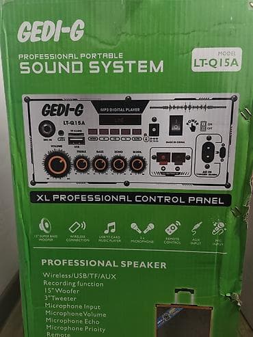dj controller: Портативная акустическая система GEDI-G LT-Q15A - Тип — 2