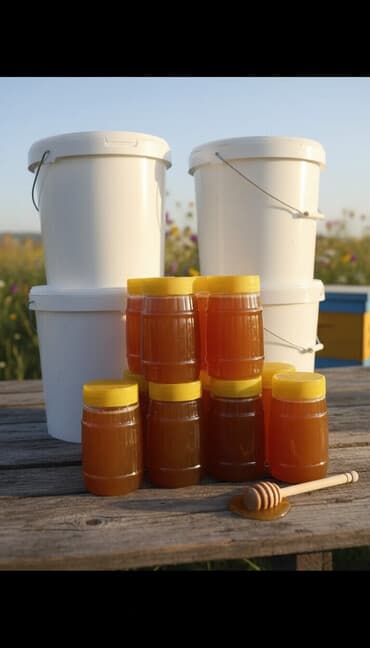 Натуральный горный мёд. Описание: - Ароматный мёд из горных трав