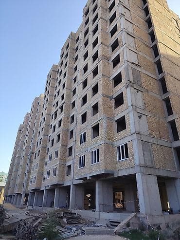 Квартиры: 2 комнаты, 84 м², Манас-Ата мкр., Элитка, 11 этаж, ПСО (под самоотделку) — 2