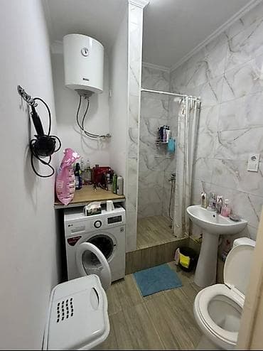 osh flat: 1 комната, 45 м², Восток-5 мкр 106 серия, 9 этаж, Свежий ремонт — 8