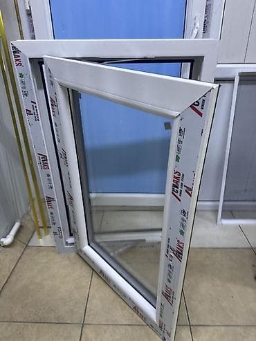 доставка цветов: ПВХ-окно поворотно-откидное - Материал: ПВХ-профиль (бренд на — 1