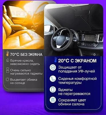 Автомобильный солнцезащитный экран для лобового стекла - Эффективная