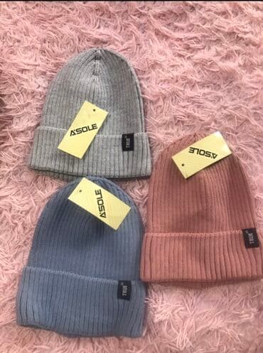 Шапка, Бини, Трикотаж, Вязаная модель