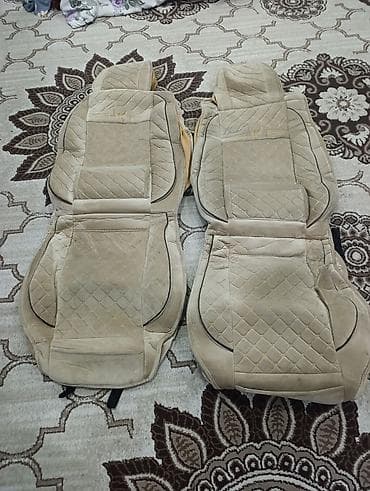 Салон үчүн аксессуарлар: Чехолдор Эко булгаары, түсү - Саргыч боз — 2