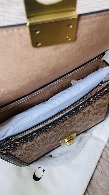 лакосте сумка: Классическая сумка, Coach, Материал: Комбинированный материал, Оригинал, Женские — 8