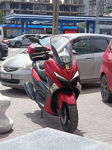 мототехника бишкек: Скутер Yamaha YMAX (красный/черный) с дооснащением под город и — 5