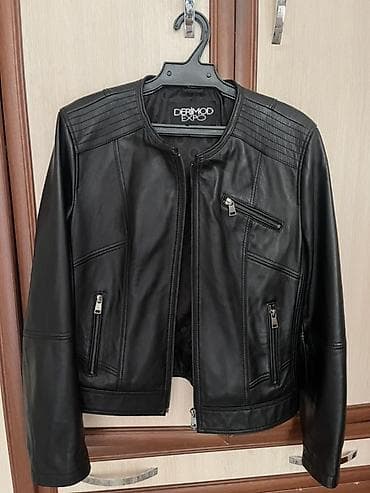 кожыный куртки: Куртка Derimod EXPO, классический стиль, натуральная кожа. - — 2