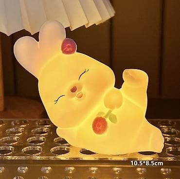 костюм быка: Ночник-игрушка «Кролик» – компактный декоративный светильник с мягким — 2