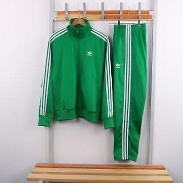 футзалки купить: Мужской спортивный костюм, M, L, Adidas, Новый, цвет - Зеленый, Самовывоз, Платная доставка — 2