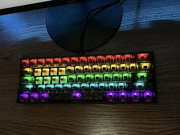 hyperx haste: Клавиатура, Механическая, Проводное подключение, Размер: 60% — 2