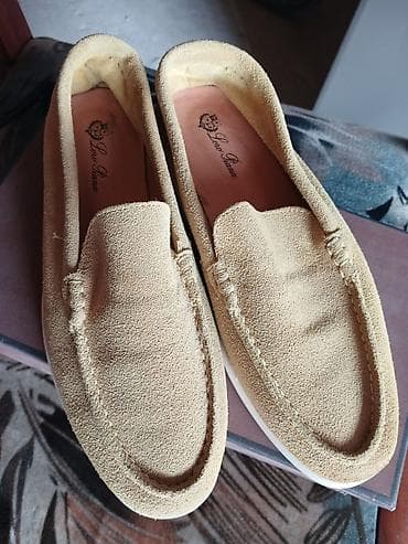 Мокасины из замши Loro Piana,Размер 3738 подойдёт, почти новый -