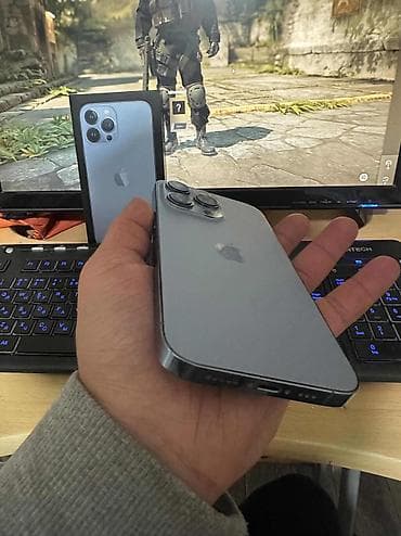 12 pro: IPhone 13 Pro, Sierra Blue, Коробка — 2