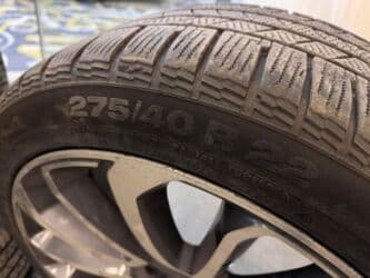 хромированные диски: Литые Диски R 22 Комплект, отверстий - 5, Б/у — 3