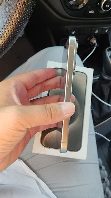 виктус 15: IPhone 15 Pro, Б/у, 128 ГБ, Natural Titanium, Коробка, 81 % — 2