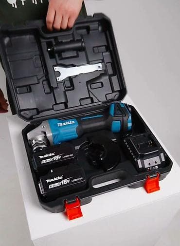 Аккумуляторная угловая шлифмашина Makita 18V — комплект в кейсе at lalafo.kg Аккумуляторная угловая шлифмашина Makita 18V — комплект в кейсе