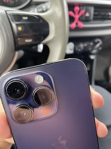 ipod classic: IPhone 14 Pro, Б/у, 128 ГБ, Deep Purple, 87 % — 4