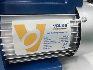 вакуумные насосы: Вакуумный насос VALUE VE115N НОВЫЙ В КОРОБКЕ - Тип: масляный — 3