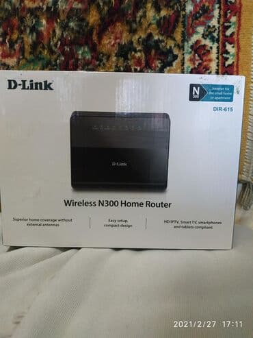 Продаю домашний стационарный wi-fi роутер D-Link Dir-615,состояние