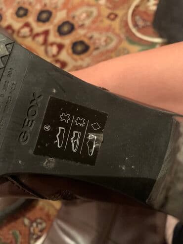 Скупка золота и ювелирных изделий: Оригинал GEOX Respire кожаные сапоги из Европы — 4