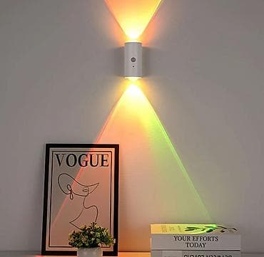 цветы светильник: Настенный светильник RGB с ПДУ - Декоративная подсветка «вверх-вниз» — 1