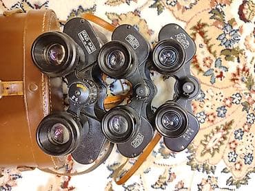 бинокли: Бинокль театральный/полевой складной (трехобъективный) с — 1