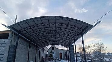 арки купить: Арочные навесы из металлокаркаса под ключ - Назначение: защита двора — 7