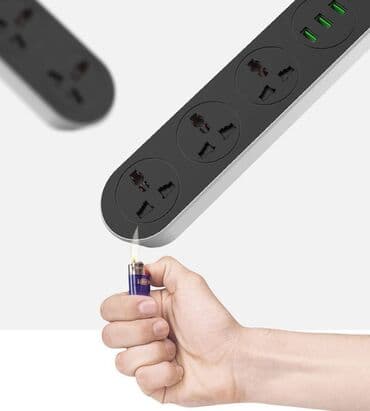 блоки питания fractal design: Высокомощный сетевой фильтр NO-T56 Удлинитель для защиты от — 4