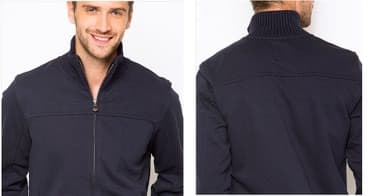 oliver: Толстовка мужская Толстовка s'Oliver синий цвет черный цвет — 5